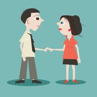 Man And Woman Holding Hands N6