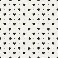 Pattern with cute hearts N2