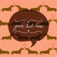 Cartoon dogs pattern N4