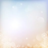 Christmas Abstract Bokeh Vector Background