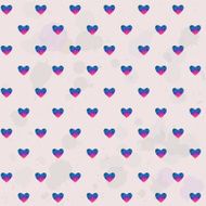 pattern with geometric hearts N2