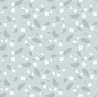 little white flowers seamless pattern