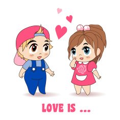 Boy And Girl Vector Illustration N2