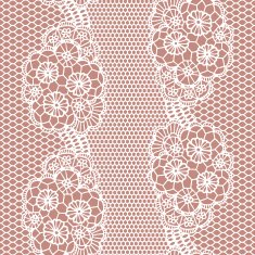 Lace seamless pattern with flowers N258