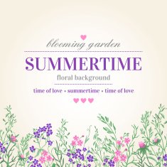 Background with flowers N41