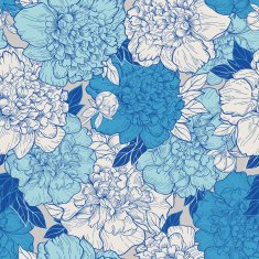 Seamless background with peonies N2