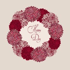 Decorative Floral Frame N23