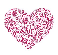 Red valentine heart N4