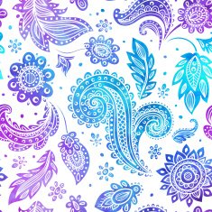 Beautiful watercolor floral seamless pattern N2