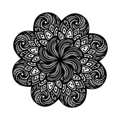 Beautiful Deco Mandala (Vector) N34