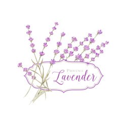 Label with lavender N2