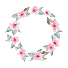 Spring flowers watercolor