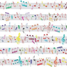 Music note sound texture N2