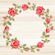 Wreath from rose N2