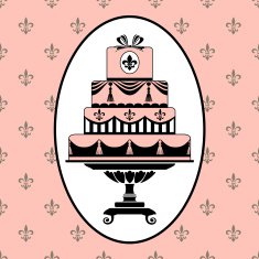 Cake invitation