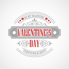Typography Valentine's Day cards N13