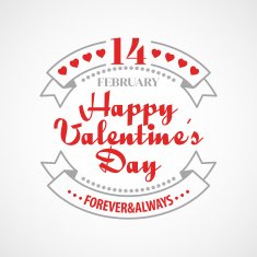 Typography Valentine's Day cards N15