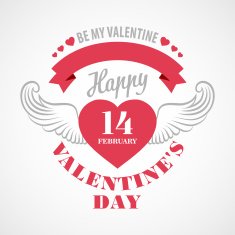 Typography Valentine's Day cards N16