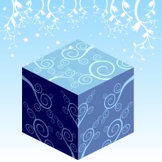 Cheap winter gift (vector & 300dpi jpg)