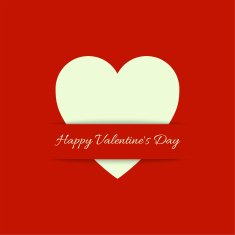 Abstract background with red heart N4