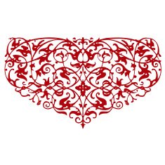 ornamental heart shape