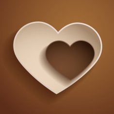 Chocolate hearts Valentine's day background N4