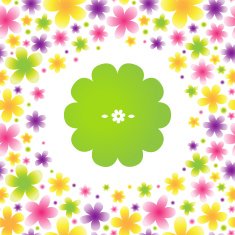 Floral seamless border N6