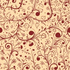 Floral seamless pattern on light background N2