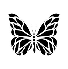 Retro floral butterfly background vector N14