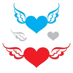 Heart and wings N3