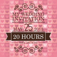 wedding invitation N157