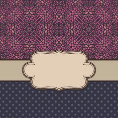 vector vintage frame with drops N3