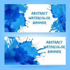 Watercolor abstract background vector illustration