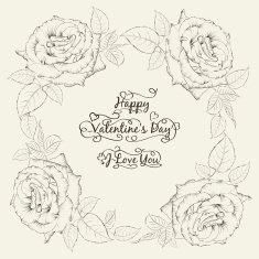Happy holiday valntines card N4