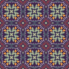 Seamless flower pattern background N10