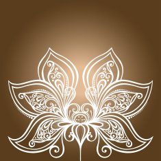 Colored Floral Layout N18