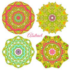 Nice floral greeting card with leaves N40