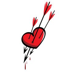Heart and arrows