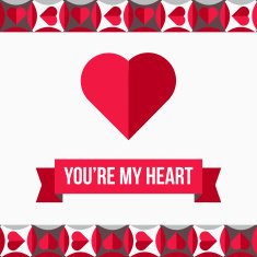 valentine's day greeting card N106