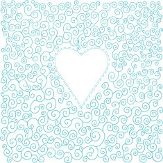romantic valentine card with heart N3