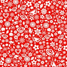 Seamless pattern of flowers N39