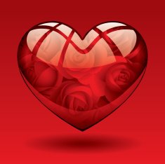glass heart N7