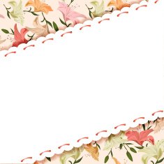 floral background of lilies
