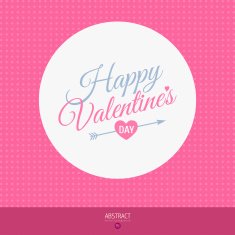 Valentine's Day vector poster N156