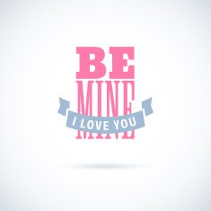 Valentine's Day vector poster N157