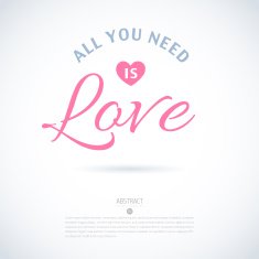 Valentine's Day vector poster N160