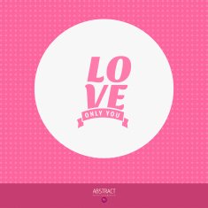 Valentine's Day vector poster N163