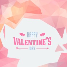 Valentine's Day vector poster N171