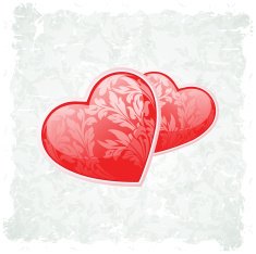 Grungy Valentine's Day Background N4