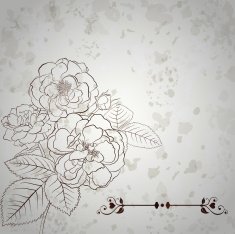 Background with bouquet of roses N3